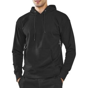 imageNORTHYARD Mens Cotton Hoodies Long Sleeve Sweatshirt Casual Drawstring Pullover Hoodie With PocketBlack