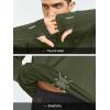 imageNORTHYARD Mens Quarter Zip Pullover Fleece Lined Long Sleeve Running Shirts Golf Sweatshirts Outdoor Thermal Layer HikingArmy Green