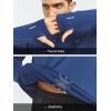 imageNORTHYARD Mens Quarter Zip Pullover Fleece Lined Long Sleeve Running Shirts Golf Sweatshirts Outdoor Thermal Layer HikingSea Blue