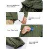 imageNORTHYARD Mens Windbreaker Jacket Lightweight Hooded Windproof Jackets with Zipper Pockets Hiking Outdoor Water ResistantArmygreen