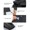 imageNORTHYARD Mens Windbreaker Jacket Lightweight Hooded Windproof Jackets with Zipper Pockets Hiking Outdoor Water ResistantBlack