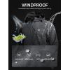 imageNORTHYARD Mens Windbreaker Jacket Lightweight Hooded Windproof Jackets with Zipper Pockets Hiking Outdoor Water ResistantDarkgrey