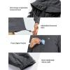 imageNORTHYARD Mens Windbreaker Jacket Lightweight Hooded Windproof Jackets with Zipper Pockets Hiking Outdoor Water ResistantDarkgrey