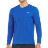 imageNORTHYARD Mens Athletic Shirt Thermal Shirts Fleece Lined Long Sleeve TShirts Crewneck Workout Running SportsRoyal Blue