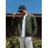 imageNORTHYARD Mens Bomber Jacket Lightweight Casual Windbreaker Zip Up Fashion Windproof Coat Spring FallArmygreen