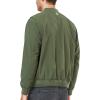 imageNORTHYARD Mens Bomber Jacket Lightweight Casual Windbreaker Zip Up Fashion Windproof Coat Spring FallArmygreen