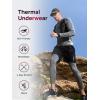 imageNORTHYARD Thermal Underwear for Men Long Johns Fleece Lined Base Layer Set for Winter Top Bottom with PocketsCool Grey