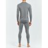 imageNORTHYARD Thermal Underwear for Men Long Johns Fleece Lined Base Layer Set for Winter Top Bottom with PocketsLight Grey