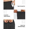 imageNORTHYARD Mens Yoga Casual Sweatpants Cotton Athletic Lounge Pants Open Bottom Loose Exercise Straight Leg Pant with PocketsBlack