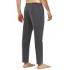 imageNORTHYARD Mens Yoga Casual Sweatpants Cotton Athletic Lounge Pants Open Bottom Loose Exercise Straight Leg Pant with PocketsDarkgrey