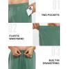 imageNORTHYARD Mens Yoga Casual Sweatpants Cotton Athletic Lounge Pants Open Bottom Loose Exercise Straight Leg Pant with PocketsGreen2