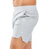 imageNORTHYARD Mens Athletic Running Shorts 5 Workout Lightweight Quick Dry Sports Gym Shorts for Men with Zipper PocketMediumgrey