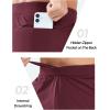 imageNORTHYARD Mens Athletic Running Shorts 5 Workout Lightweight Quick Dry Sports Gym Shorts for Men with Zipper PocketWine