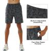 imageNORTHYARD Mens Athletic Running Shorts Quick Dry Workout Shorts Lightweight Sports Gym Basketball 7quot 9quot 5quot Tennis HikingCamoblack