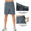 imageNORTHYARD Mens Athletic Running Shorts Quick Dry Workout Shorts Lightweight Sports Gym Basketball 7quot 9quot 5quot Tennis HikingCoolgrey