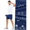 imageNORTHYARD Mens Athletic Running Shorts Quick Dry Workout Shorts Lightweight Sports Gym Basketball 7quot 9quot 5quot Tennis HikingDarkblue