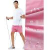 imageNORTHYARD Mens Athletic Running Shorts Quick Dry Workout Shorts Lightweight Sports Gym Basketball 7quot 9quot 5quot Tennis HikingPowderpink