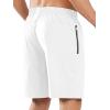 imageNORTHYARD Mens Athletic Running Shorts Quick Dry Workout Shorts Lightweight Sports Gym Basketball 7quot 9quot 5quot Tennis HikingWhite