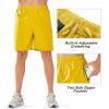 imageNORTHYARD Mens Athletic Running Shorts Quick Dry Workout Shorts Lightweight Sports Gym Basketball 7quot 9quot 5quot Tennis HikingYellow