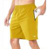 imageNORTHYARD Mens Athletic Running Shorts Quick Dry Workout Shorts Lightweight Sports Gym Basketball 7quot 9quot 5quot Tennis HikingYellow