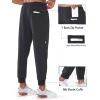 imageNORTHYARD Mens Fleece Lined Joggers Athletic Warm Sweatpants Workout Running Pants Winter Active Track with Zipper PocketsBlack