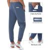 imageNORTHYARD Mens Fleece Lined Joggers Athletic Warm Sweatpants Workout Running Pants Winter Active Track with Zipper PocketsCoolgrey