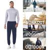 imageNORTHYARD Mens Fleece Lined Joggers Athletic Warm Sweatpants Workout Running Pants Winter Active Track with Zipper PocketsNavy