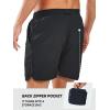 imageNORTHYARD Mens Swim Trunks 5quot Beach Swim Shorts Quick Dry Bathing Suit with Mesh Liner PackableBlack