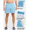 imageNORTHYARD Mens Swim Trunks 5quot Beach Swim Shorts Quick Dry Bathing Suit with Mesh Liner PackableBlue Banana