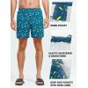 imageNORTHYARD Mens Swim Trunks 5quot Beach Swim Shorts Quick Dry Bathing Suit with Mesh Liner PackableBlue Surfboard