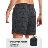 imageNORTHYARD Mens Swim Trunks 5quot Beach Swim Shorts Quick Dry Bathing Suit with Mesh Liner PackableCamo Black