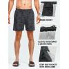 imageNORTHYARD Mens Swim Trunks 5quot Beach Swim Shorts Quick Dry Bathing Suit with Mesh Liner PackableCamo Black