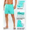 imageNORTHYARD Mens Swim Trunks 5quot Beach Swim Shorts Quick Dry Bathing Suit with Mesh Liner PackableLake Blue