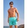 imageNORTHYARD Mens Swim Trunks 5quot Beach Swim Shorts Quick Dry Bathing Suit with Mesh Liner PackableLake Blue