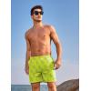 imageNORTHYARD Mens Swim Trunks 5quot Beach Swim Shorts Quick Dry Bathing Suit with Mesh Liner PackableMint Cactus