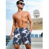 imageNORTHYARD Mens Swim Trunks 5quot Beach Swim Shorts Quick Dry Bathing Suit with Mesh Liner PackableNavy Palm Tree