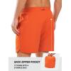 imageNORTHYARD Mens Swim Trunks 5quot Beach Swim Shorts Quick Dry Bathing Suit with Mesh Liner PackableOrange