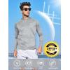 imageNORTHYARD Mens UPF 50 Hoodie Shirts Long Sleeve Sun Protection Fishing Swim Beach UV SPF Rash Guard Quick Dry LightweightGreyheather