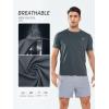 imageNORTHYARD Mens Workout Gym Shirts Quick Dry TShirts Running Athletic Short Sleeve Shirt for MenDarkgrey