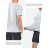 imageNORTHYARD Mens Workout Gym Shirts Quick Dry TShirts Running Athletic Short Sleeve Shirt for MenLightgrey