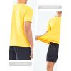 imageNORTHYARD Mens Workout Gym Shirts Quick Dry TShirts Running Athletic Short Sleeve Shirt for MenOrange
