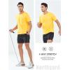 imageNORTHYARD Mens Workout Gym Shirts Quick Dry TShirts Running Athletic Short Sleeve Shirt for MenOrange