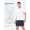 imageNORTHYARD Mens Workout Gym Shirts Quick Dry TShirts Running Athletic Short Sleeve Shirt for MenWhite