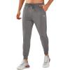 imageNORTHYARD Mens Running Jogger Pants Athletic Workout Sweatpants with Zipper Pockets Gym Track Jogging SweatpantLightgrey