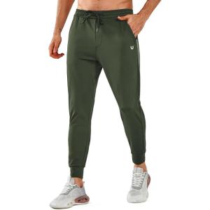 imageNORTHYARD Mens Running Jogger Pants Athletic Workout Sweatpants with Zipper Pockets Gym Track Jogging SweatpantArmygreen
