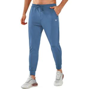 imageNORTHYARD Mens Running Jogger Pants Athletic Workout Sweatpants with Zipper Pockets Gym Track Jogging SweatpantGreyblue