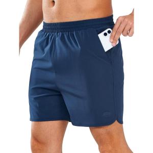 imageNORTHYARD Mens Swim Trunks 5quot Beach Swim Shorts Quick Dry Bathing Suit with Mesh Liner PackableSea Blue