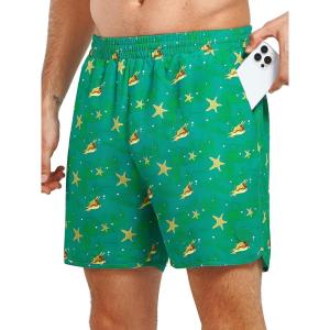 imageNORTHYARD Mens Swim Trunks 5quot Beach Swim Shorts Quick Dry Bathing Suit with Mesh Liner PackableTropical Fish