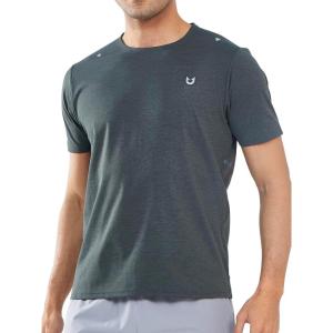 imageNORTHYARD Mens Workout Gym Shirts Quick Dry TShirts Running Athletic Short Sleeve Shirt for MenDarkgrey