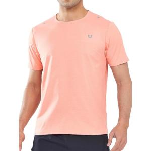 imageNORTHYARD Mens Workout Gym Shirts Quick Dry TShirts Running Athletic Short Sleeve Shirt for MenPink